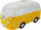Sparschwein Spartopf Spardose Bus 14 x 7 cm - Keramik - Deko Bus Camper (Gelb)
