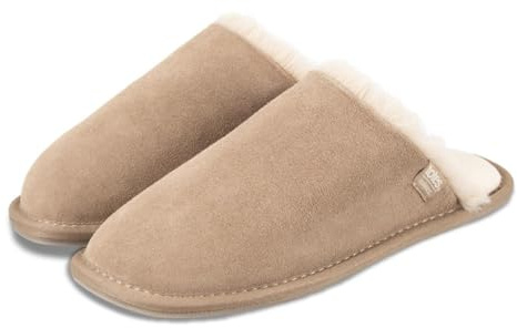 Isotoner® Ladies Real Suede Mule With Water Repellency