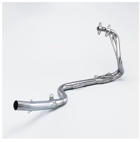 D'échappement Tuyau pour Ninja 250 pour 300 pour Z250 pour Z300 2008-2017 Pot D'échappement Avant Central À Enfiler Motos(Un)