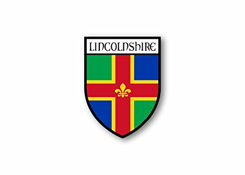 Sticker county shield car vinyl souvenir decal flag caravan crest lincolnshire