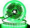XUNATA LED Strip 5M, LED Streifen SMD 5054（Heller als 5050） Grün LED Lichtband IP65 Wasserdicht Selbstklebend LED Bander, Ideal für Garten, Weihnachten, Küche, Party (Grün)