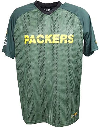 New Era Green Bay Packers T Shirt NFL American Football Sommer Green - M