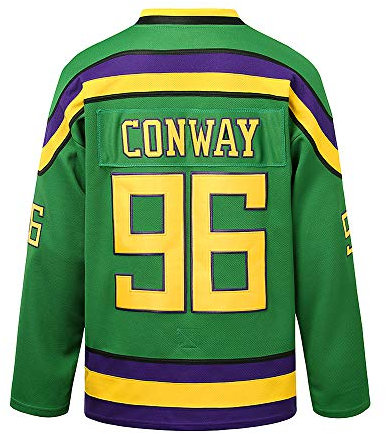 Gmjay Charlie Conway # 96 Mächtige Enten Eishockey Movie Hockey Trikot S-XXXL,XXXL