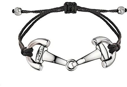 DIMACCI ARMBAND - PONY (Schwarz + Edelstahl)