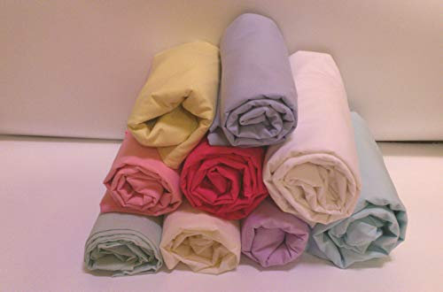 Crazypriceuk 2 Piece Bedding Set 135 cm x 100 cm Duvet Cover & Pillowcase for Toddler OR Cot Bed (Lilac)