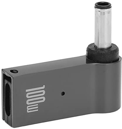 PD Type C Adapter, 4.5x3.0mm Type C Female to Male PD Charging Converter for Office Laptop