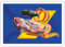 Spreadshirt Hot Wheels Looping Racer Sticker, max. 10x10 cm, 10 x 10 cm, Mattweiß