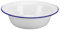 Kichvoe Emaille-Becken Retro-Emaille-Schüssel Vintage-Waschbecken Küchenschüssel Porzellan-Rührschüssel Suppen-Servierschüssel für Nudeln Salat Ramen Küchenhelfer 18 Cm