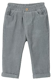 Vertbaudet Baby Cordhose mit Dehnbund graublau 80