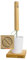 Woodkopf® Holz Toilettenbürstenhalter stehend - Klobürstenhalterung mit Elastischem TPR-Bürstenkopf - WC-Bürstenhalter für Sanfte und Gründliche Reinigung - Klobürstenhalter