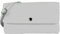 modamoda de - T257 - Echtleder Umhängetasche Small made in Italy, Farbe:Weiß