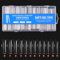 UUNEYX 240Pcs Square Soft Gel Nail Tips, Long Square Nails, Full Cover Acrylic Fake Nails Straight Clear False Nail Extension for Beginner and Professional Home Salon DIY
