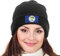Beanie-Mütze für Herren und Damen, Chile Flagge, Winter, gestrickt, lässig, Stretch, Schal, Kopfwickel, weiche Skimütze, Anthrazit-Stil, 4, Schwarz-Style-5, Einheitsgröße