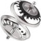 2 Pack Kitchen Sink Strainer, Stainless Steel Sink Plug, Hole Kitchen Sink Plug Strainer For Food Waste/Hair Catcher, UK Sinks Hole Diameter 84mm