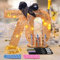 CozyHome Originelle 70. Geburtstag Geschenk & Geburtstag Deko - Inkl. LED Lichterkette + 6 Kerzen & 4 Stifte I Frau Frauen & Männer Geldgeschenke 70er 70 Geschenke Geldgeschenke Gästebuch Holz-Schild