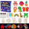 LEADSTAR Bastelset Kinder 36 Holz Bastelset Kinder zum Bemalen und Basteln Holzbastelset, Bastelidee Malen Kindergeburtstag Kreativ Spielzeug Geschenke Ostern Jungen Mädchen 3 4 5 6 7 8 9 Jahre