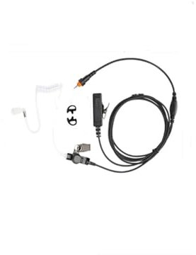 AGPTPYGZFW Walkie Talkie de Dos vías for Tubo acústico, Auricular de Dos Cables y micrófono, Compatible for Motorola CLP1010, CLP1040