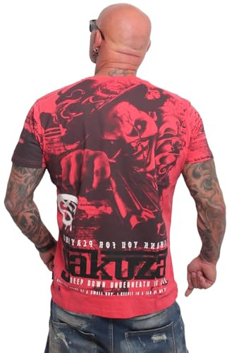 Yakuza Herren Deep Down Allover Regular T-Shirt