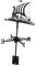 HEMOTON Girouette Voilier Indicateur de Direction Vent pour Décoration de Jardin Pelouse Durable