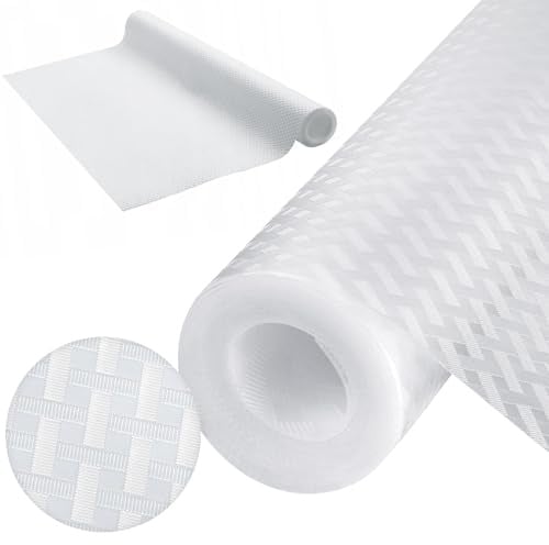 Spetsbst 44x600cm Schubladenmatte, Transparent Antirutschmatte Schubladen | Eva Schubladenauskleidung Wasserdichtem Kühlschrankauskleidungen, Kühlschrankmatte für Küchenschränke/ Schubladen/ Schrank