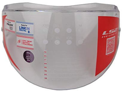 LS2 FF399 Valiant Visiere Casco Pinlock Pin Ready (Clear)