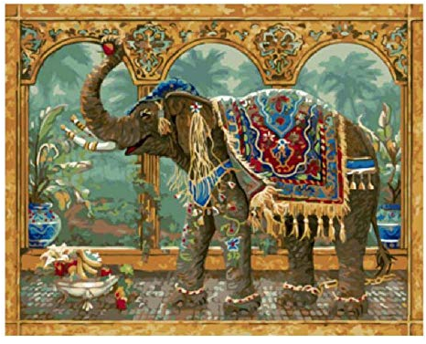 MAIYOUWENG Wooden Adult Jigsaw 1000 Stück Heiliger Elefant Indien Bild Sehr Anspruchsvolle Erwachsene Und Teenager Casual Puzzle, Hohe Qualität Large Size Puzzle