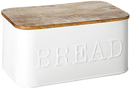 Mud Pie 49300025 CIRCA - Panera (lata), color blanco