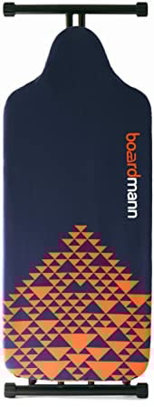 Boardmann Ironing Board - Extra Wide, Blue/Orange/Black, Mesh Back, 3 Year Guarantee (Boardmann Regular)