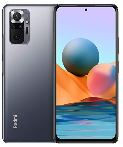 Xiaomi Smartphone Redmi Note 10 Pro 6 Go 64 Go 6,67 120Hz AMOLED DotDisplay 108MP Grand Angle Cámara 5020mAh (typ) NFC Dual SIM Card Gris [Versión en Español]