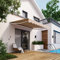 RELAX4LIFE Tenda da Sole per Esterno Avvolgibile, 295x250cm, Tenda da Esterno a Bracci Estensibili con Manovella Manuale, Angolazione Regolabile per Balcone e Terrazzo, BEIGE