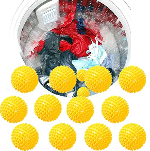 Washing Laundry Ball, Laundry Tumble Dryer Balls, Reusable Laundry Tumble Drying Balls Washing Machine Hair Catcher Clothes Will Come Out Soft, Fluffy, Fewer Wrinkles and Less Static Cling