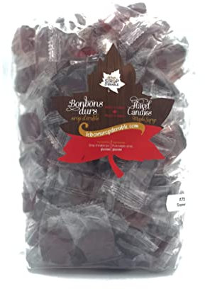 Bonbons durs au sirop d'érable du Québec - Réalisé avec du pur sirop d'érable - Sachet de 175 unités - Les Trésors d'érable