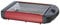 EPIQ 80001211 Flach-Toaster, Tisch-Röster, Edelstahl-Design, Sandwiches, Baguette, 600 Watt Leistung, Rücklauftimer, Krümelschublade, rot schwarz