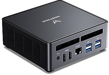 MINIS FORUM UM790 Pro Mini PC, AMD Ryzen 9 7940HS 8-Core-CPU 64 GB DDR5/1 TB SSD Mini-Desktop-Computer, AMD Radeon 780M, HDMI/USB4-Verbindung, WLAN, BT, USB3.2×4