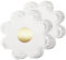 PEUTIER 17,4 cm 50 Stück Pappteller Gänseblümchen, niedliche Blumenteller Sonnenblumen Boho Blumenteller Gänseblümchen Partydekorationen Dessertteller Geschirr für Frühling, Hochzeit, Geburtstag