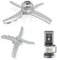 CUTIECLUB Replacement Stainless Steel Paddle Blade Compatible with Ninja Creami NC500 NC501 Series Deluxe Ice Cream Makers, Mixing Parts for Ninja Ice Creami accessories