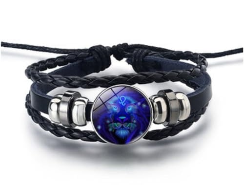 Xinyig Le-o Zodiac Signs Spiritual Bracelet - Serene Manifestation, Twelve Constellations, True Soul, Astrology Inspired Design