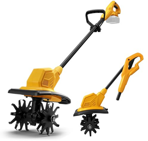 Batteridriven jordhacka för Dewalt 18 V, 20 v, 800 W vikbar trädgårdssfräs elektrisk