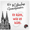 artboxONE Poster 20x20 cm Städte/Köln ET KÜTT WIE ET KÜTT weiß - Bild Kölner Dom Kölner Dom Kölsches Grundgesetz