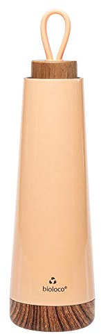 Chic Mic Unisex – Erwachsene Bioloco Loop Isolierflasche, Aprikose, 7.5 cm x 28 EU