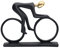 Hosoncovy Resin Radfahrer Ornament Reiten Mann Skulptur Radfahrer Skulptur Fahrrad Statue Radfahrer Figur Home Decoration Ornament Skulptur für Zuhause Wohnzimmer Schlafzimmer Büro (Gold)