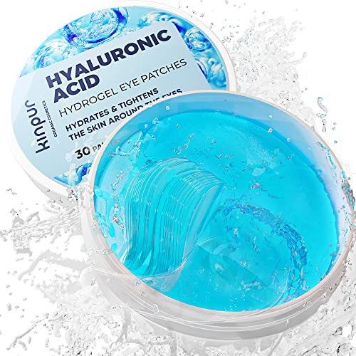 Anti Wrinkle Under Eye Patches for Puffy Eyes - Hyaluronic Acid and Collagen - Under Eye Mask for Under Eye Bags, Dark Circles, Fine Lines - Deep Skin Moisturizing - 30 Pairs
