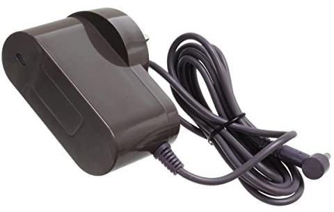 Paxanpax PFC1372 3-Pin UK Mains Plug Vacuum Cleaner Battery Charger Fits Dyson V10, SV12, V11 SV14, V15 SV22, Steel Grey, Plastic