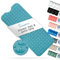 Toniamo Badewannenmatte rutschfest 100x40 cm | Extra Lange Badematte rutschfest | Antirutschmatte Badewanne ohne BPA | Badewannen Matte antibakteriell & maschinenfest | Anti Rutschmatte | Aqua
