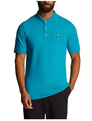 Lyle & Scott Plain Polo Shirt Leisure Blue M