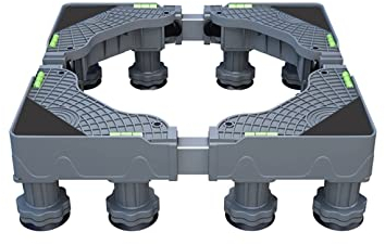 Base de machine à laver réglable Base de machine à laver réglable et portable Résistant à l'humidité Longueur/largeur réglable 40-68 cm Support de sèche-linge Support de réfrigérateur-congél
