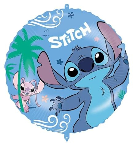 Globo Mylar Stitch 18 pulgadas 45 cm