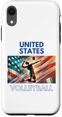iPhone XR Men's Volleyball Player - United States Pride Case