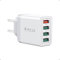 USB Ladegerät, Cshare 4-Ports 33W Ladestecker mit QC 3.0 Schnellladegerät Mehrfach, USB Stecker Netzteil für iPhone 15 14 13 12 11 Pro Max Plus, iPad, Samsung Galaxy S24 S23 Handy Mehrfachsteckdose.