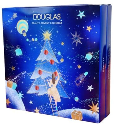 DOUGLAS Adventskalender 2024-24 Frauen Beauty Würfel Produkte für Gesicht, Körper und Haar - Ideal als Geschenk - Mädchen & Damen Kosmetik - EXKLUSIV EDITION, Frau inkl. Derma Creme